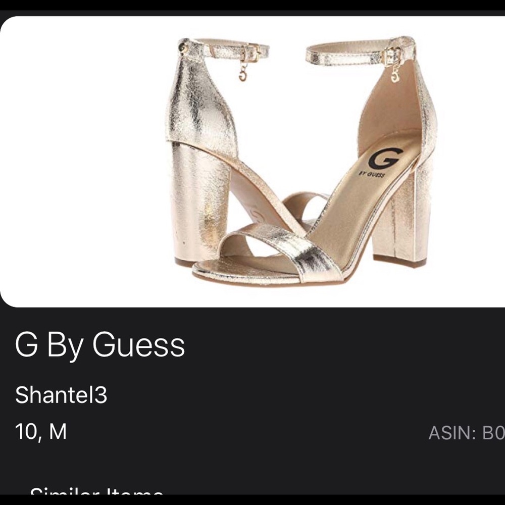 Guess heels Shantel3 gold glamour